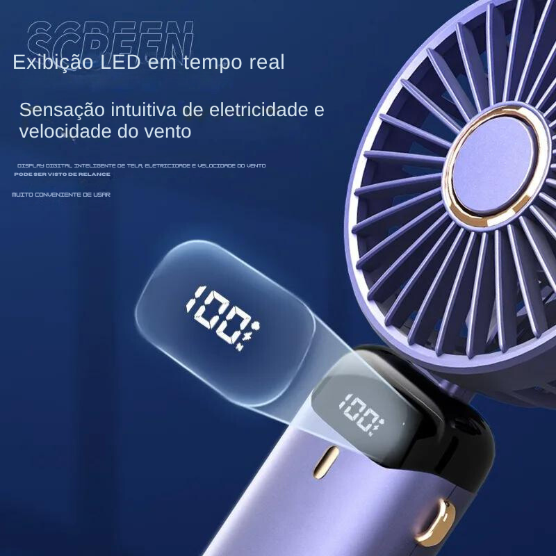 Mini Ventilador Portátil de 3000mAh