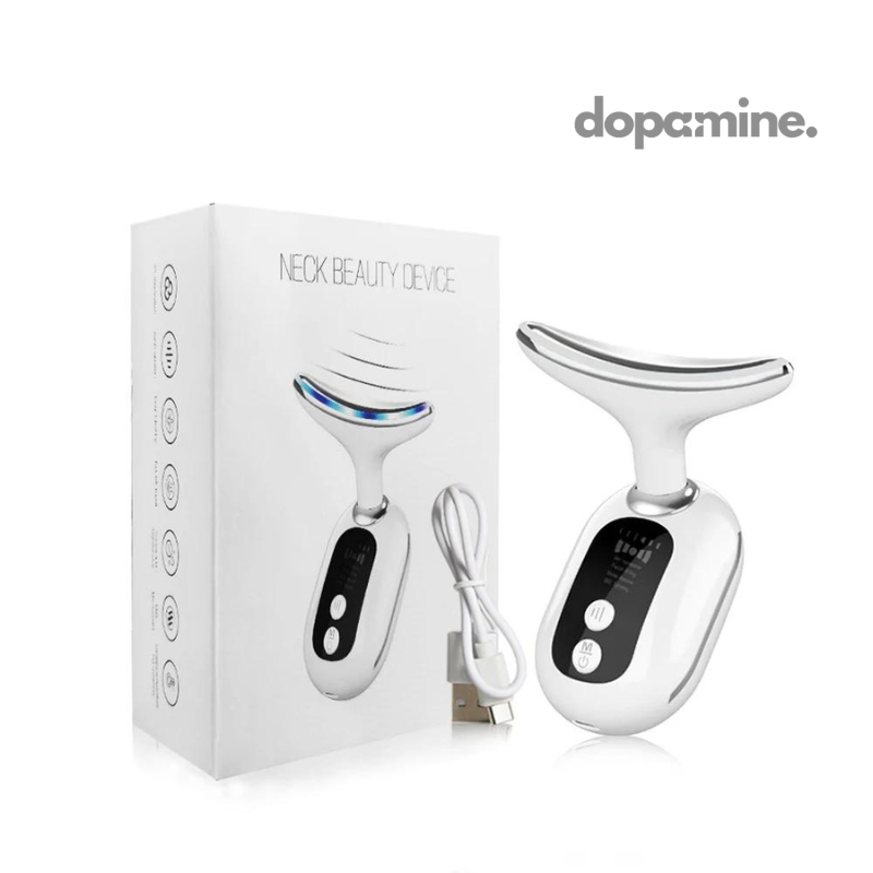 EternaVibe - Dispositivo de Contorno Facial e de Pescoço com EMS e Photon LED