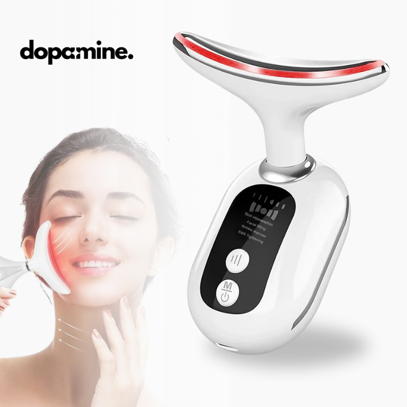 EternaVibe - Dispositivo de Contorno Facial e de Pescoço com EMS e Photon LED